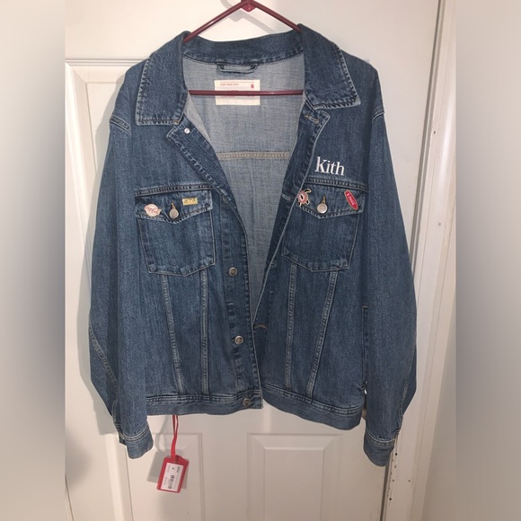 Kith x Coca Cola Denim Jacket Light Blue M - Picture 3 of 11
